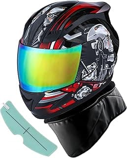 1Storm Motorcycle Bike Full FACE Helmet Mechanic