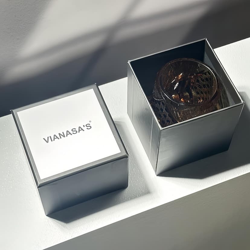 suigetsu Japanese Crystal Whiskey Glass, Cut Crystal Pattern, Luxury Cocktail Glassware (Amber)