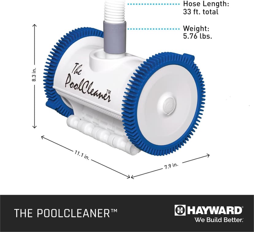 Hayward W3PVS20JST Poolvergnuegen Suction Pool Cleaner for In-Ground Pools up to 16 x 32 ft. (Automatic Pool Vaccum)