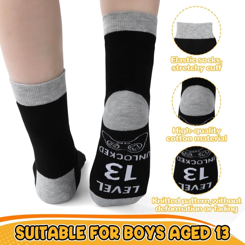 13 Year Old Boy Birthday Gift Ideas, Unique Funny Birthday Gift Set for 13th Teenage Boys, Thirteen Year Old Gifts ideas for Boys Son Grandson Nephew Friend