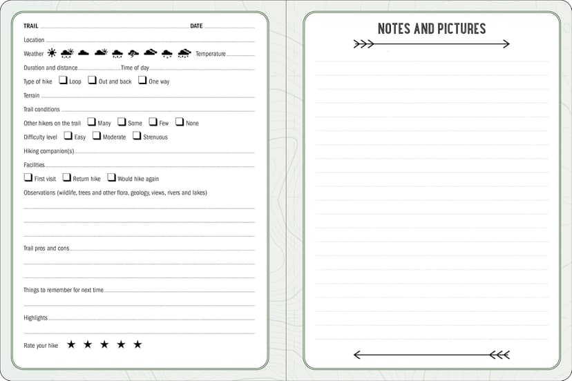 The Hiking Logbook 1441337334