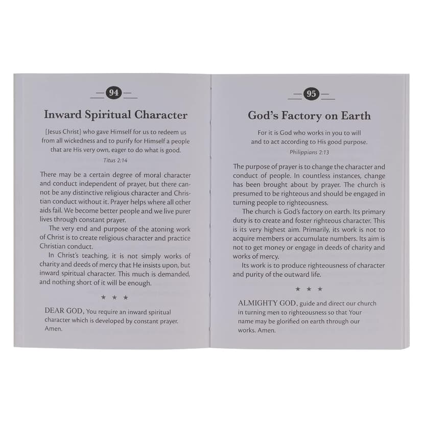 Mini Devotions The Power of Prayer - 180 Concise, Practical, and Powerful Devotions on the Power of Prayer, Softcover Gift Book for Men and Women