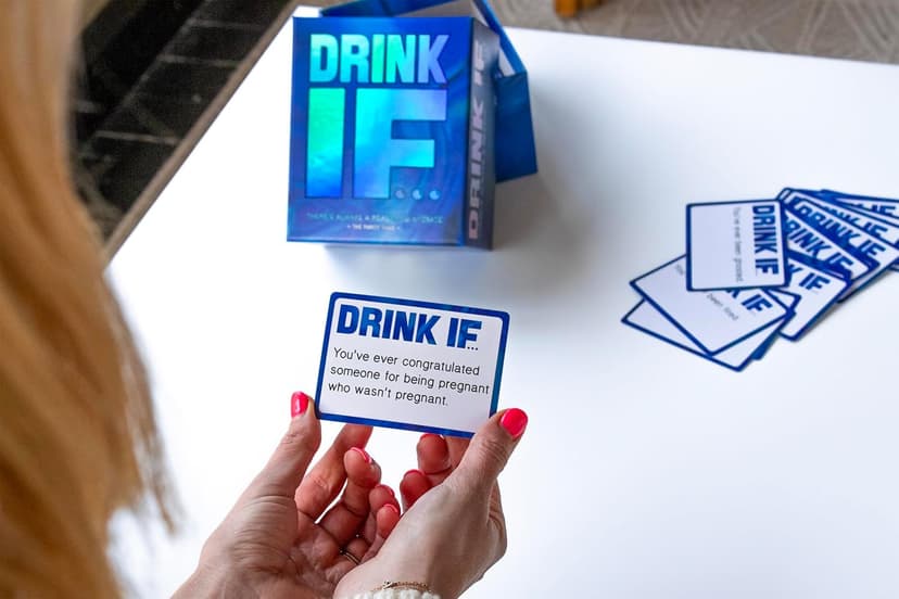 Drink IF… Adult Drinking Game for Parties | Funny Icebreaker & Conversation Starter Card Game for Friends and Groups | Great for Bachelor Party, Game Night and Pregames| Fun Gift for Adults
