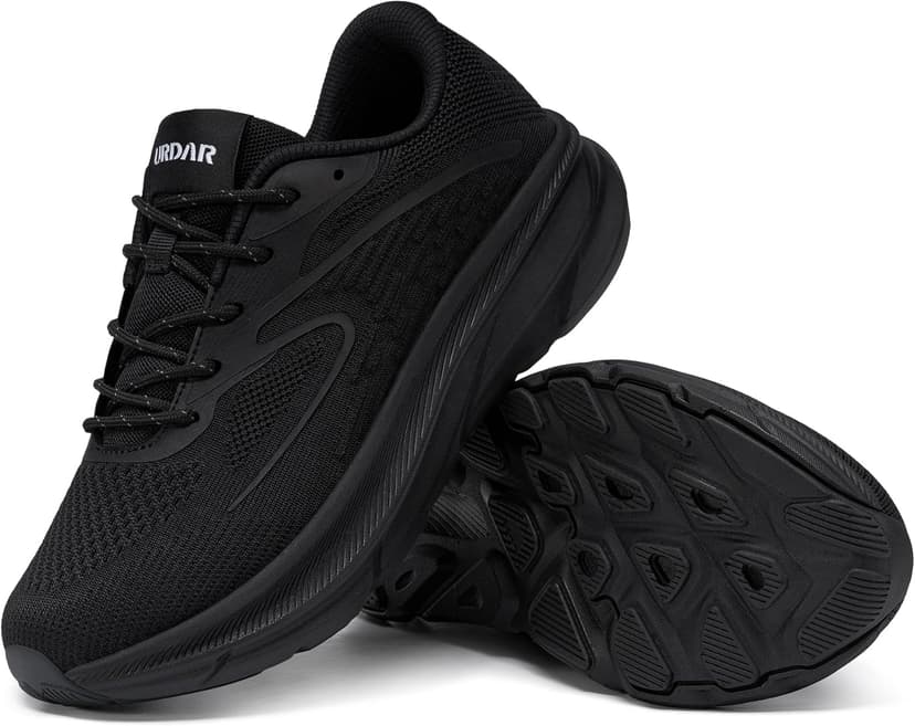 URDAR Running Shoes for Men Lightweight Casual Walking Shoes Comfortable Breathable Tennis Sneaker Cushioning Trainers