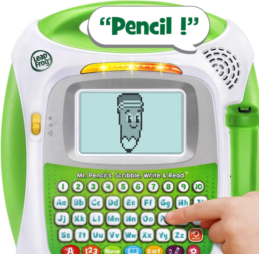 LeapFrog Mr Pencil's Scribble Write and Read, Green B0BRXPG99Q