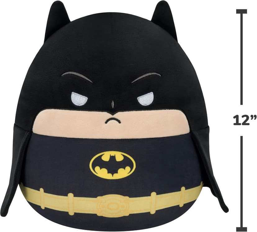 Squishmallows Original 12in DC Comics Batman Plush (Medium-Sized)