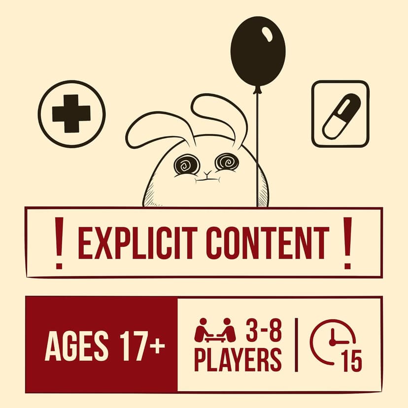 Horrible Therapist: Extra Horrible Edition by Exploding Kittens - A Card Game for 3-8 Players, Ages 17+ - Adult Party Game for Family Night