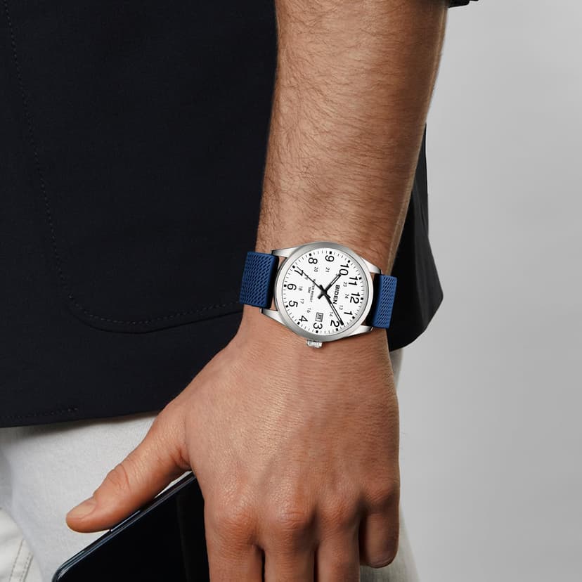 LN LENQIN Mens Watches Analog Quartz Sports Unisex 30M Waterproof Nurse Watch for Men Women Medical Professionals Military Time with Second Hand Glowing Easy to Read Dial