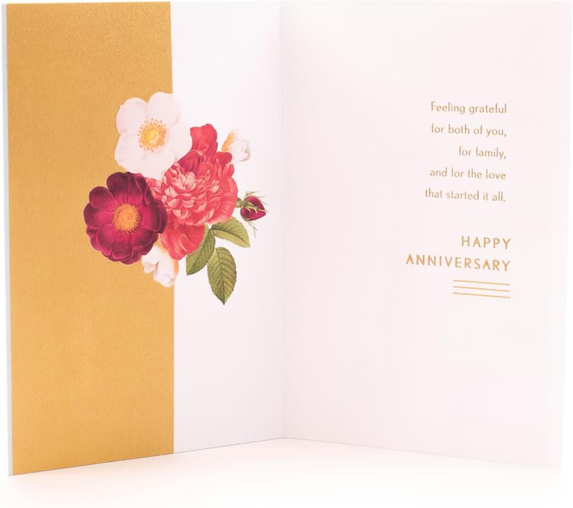 Hallmark Anniversary Greeting Card for Parents (Grateful For You Both)