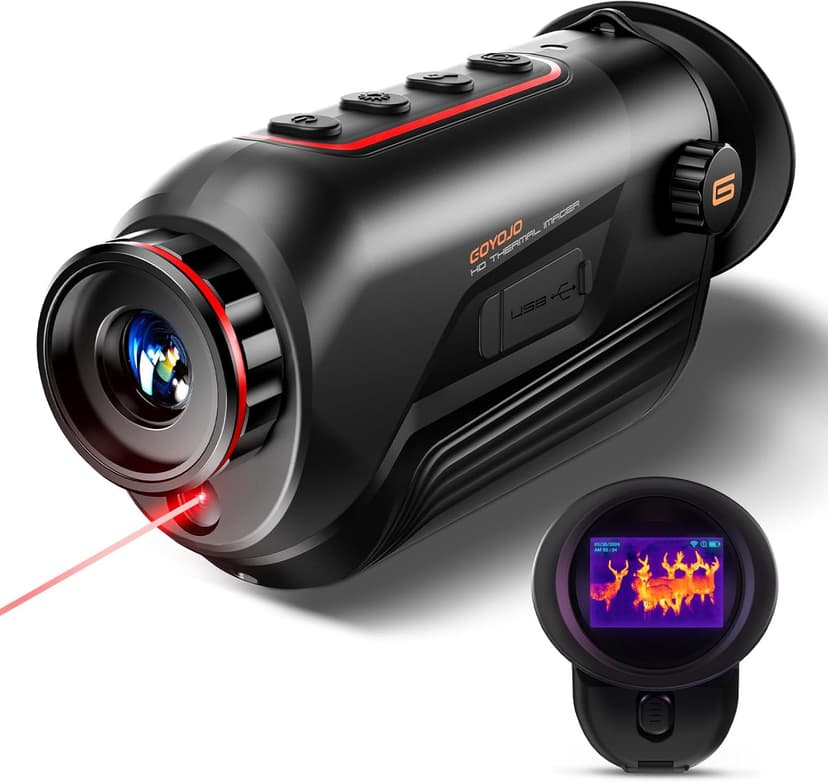 GOYOJO G210 Thermal Monocular, 256x192 Thermal Imaging Monoscope Camera for Adults, 10mm Focal Lens Vision Goggles Thermal Scopes for Night Hunting Camping