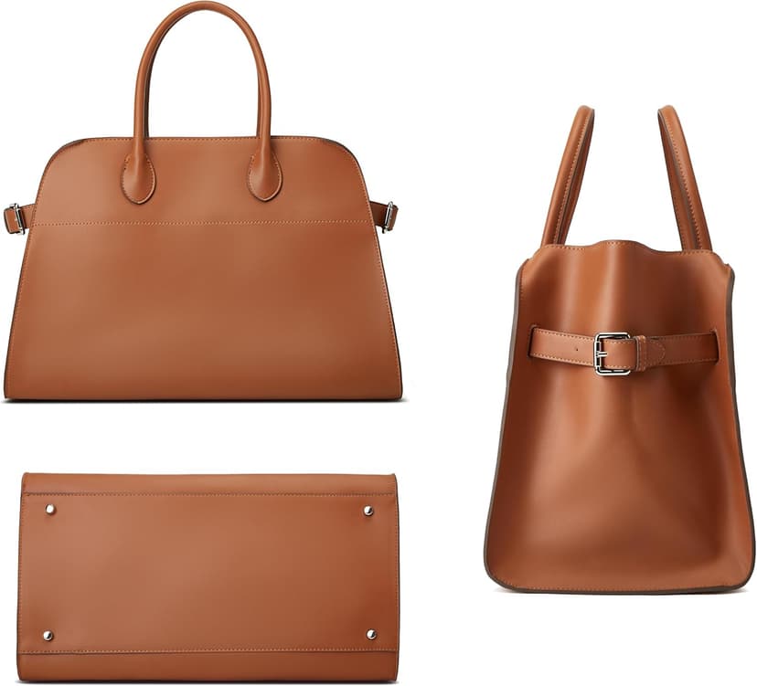 Yafirgeer Vegan Leather Tote Bags for Women Large Tote Retro Top-handle Bag Trendy Work Bag PU Leather Purses