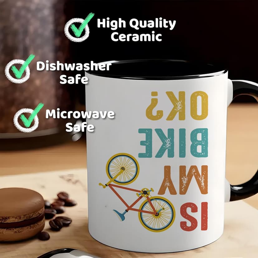 Gift for Cyclist, Cyclopath Definitions Funny Cycling Mug 11oz, Fathers Mothers Day Birthday Christmas Cool Gifts for Cyclists Biker Pedaller Bicycle Lover Triathlete, Bicycle Coffee Cup B0GSG7JZ78