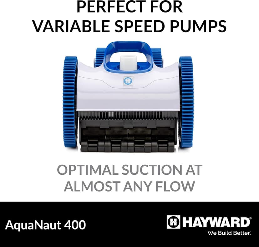 Hayward W3PHS41CST AquaNaut 400 Suction Pool Cleaner for In-Ground Pools up to 20 x 40 ft. (Automatic Pool Vacuum)