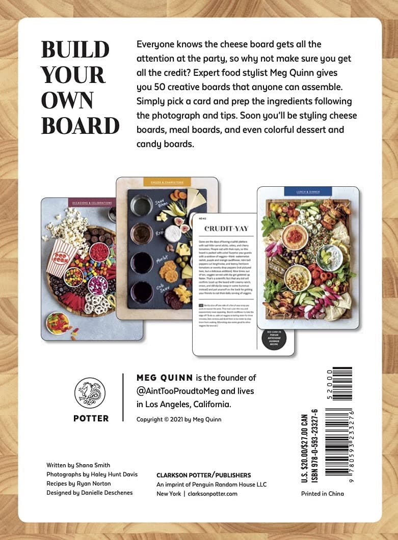 The Cheese Board Deck: 50 Cards for Styling Spreads, Savory and Sweet 0593233271