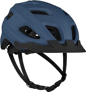Retrospec Lennon Adult Bike Helmet with LED Safety Light Adjustable Dial & Removable Visor - Adjustable Bicycle Cycling Helmet for Men & Women