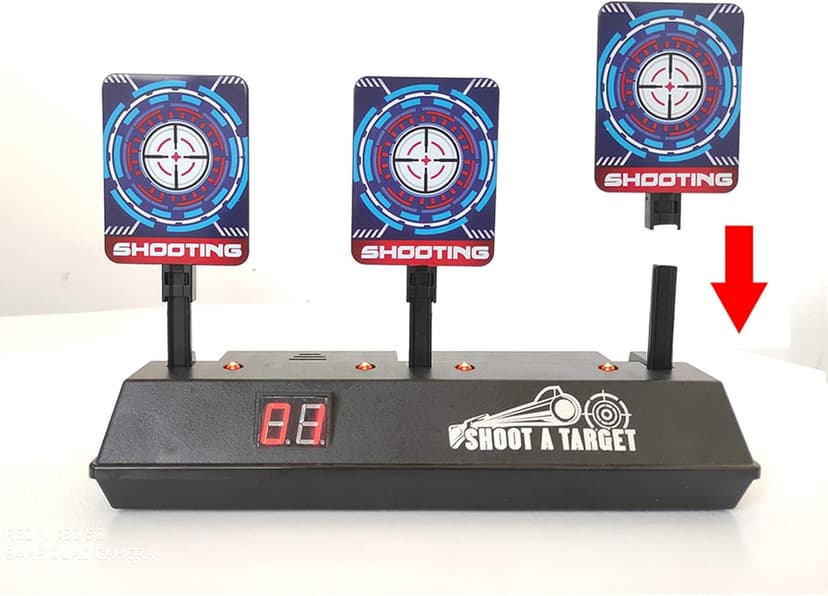 Electronic Shooting Target Auto Reset Digital Scoring Target for Toy Gun Gift Toys for Boys Girls Kids Teens