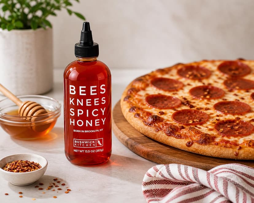 Gochujang Srirahca Hot Sauce, Hot Honey, Spicy Maple Syrup - Made in the USA - Gourmet Cooking Gift - Foodies & Grill Lovers Weak Knees Spicy Sampler Gift Set with Spicy Honey, Sriracha & Maple Syrup B0845WWTR5