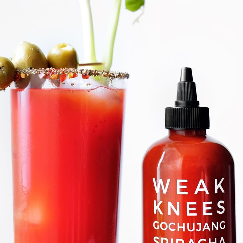 Gochujang Srirahca Hot Sauce, Hot Honey, Spicy Maple Syrup - Made in the USA - Gourmet Cooking Gift - Foodies & Grill Lovers Weak Knees Spicy Sampler Gift Set with Spicy Honey, Sriracha & Maple Syrup B0845WWTR5