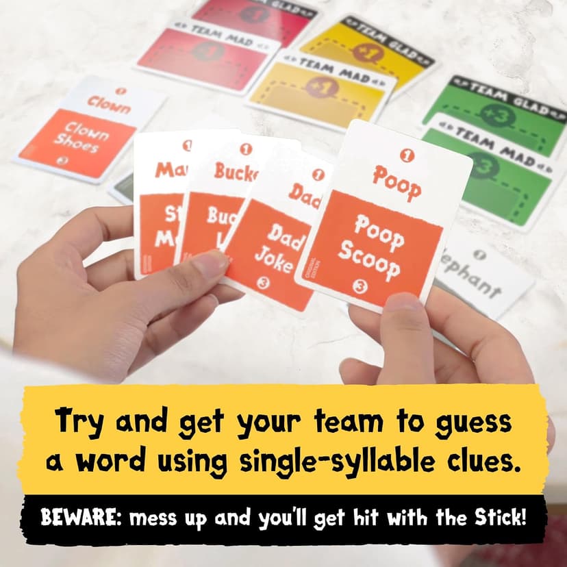 Be a Neanderthal poet! Give one-syllable words and phrases so friends guess the word in this quick-to-learn viral party game. Exploding Kittens Poetry for Neanderthals, 2+ Players, Ages 7+ Word Game B089DTQDLR