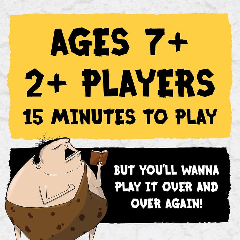 Be a Neanderthal poet! Give one-syllable words and phrases so friends guess the word in this quick-to-learn viral party game. Exploding Kittens Poetry for Neanderthals, 2+ Players, Ages 7+ Word Game B089DTQDLR