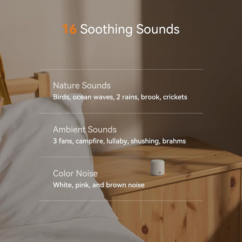 Egg-Sized, 16 Sounds, USB-C, Timer, Baby & Adults, Office Privacy, Gift Use Dreamegg Portable White Noise Machine, 1000mAh Battery, Travel Sleep, Cream B0D1K5JMDH