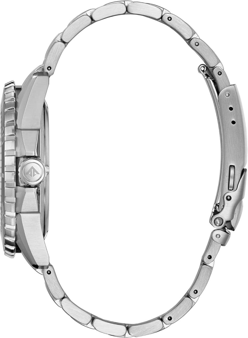 Citizen Citizen Men's Promaster Sea Eco-Drive Stainless Steel Watch, 3-Hand Date, One-Way Rotating Bezel, ISO Compliant, Luminous Hands and Markers