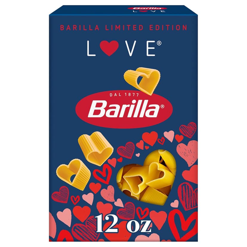 Barilla Heart Shaped Pasta, Non-GMO Kosher Pasta, 12oz. B0CSTBQMJG