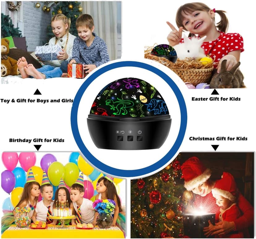 Dinosaur Toys for 3-8 Year Old Boys,Dino Projection Kids Toys for 3-8 Year Olds Boys 2 in 1 Car Toy for 2-10 Year Olds Boys,Toddler Toys,Chirstmas Stocking Stuffers Gifts for 2-10 Year Olds Kids