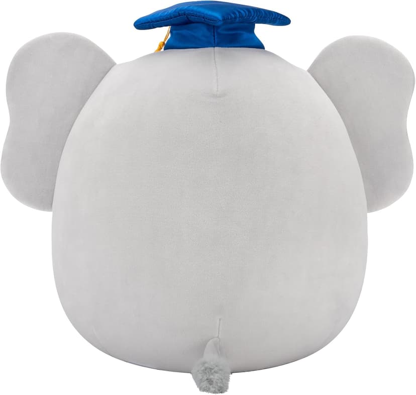Squishmallows Original 12in Lemus the Grey Elephant with Graduation Cap – Official Jazwares Plush (Medium-Sized) B0D4F6HJ31
