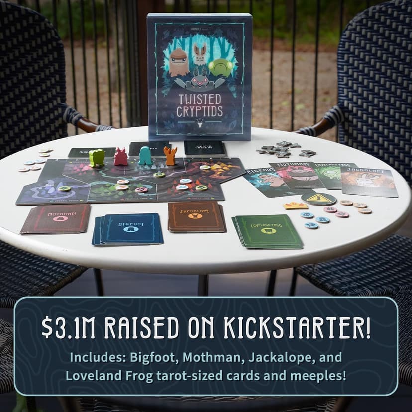 Unstable Games Twisted Cryptids Board Game - Strategy Card Game for Adults and Kids - Family Board Games for 2-4 Players, Ages 12 and Up - from the Creators of Unstable Unicorns and Here to Slay