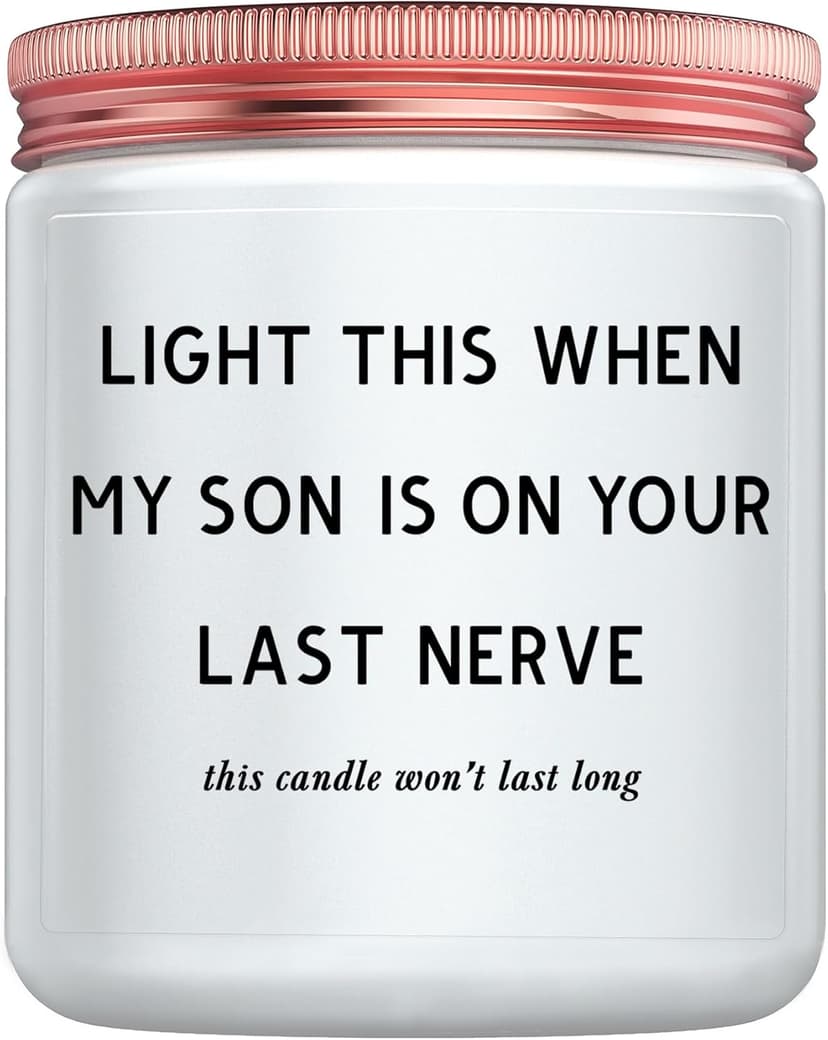 Daughter in Law Gifts - Best Birthday Christmas Mothers Day Gifts for Daughter in Law from Mother in Law or Father in Law - Funny Future DIL Sons Girlfriend Adult Candle Women Gift
