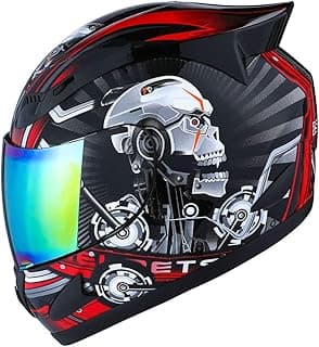 1STORM Motorcycle Bike Full FACE Helmet Mechanic