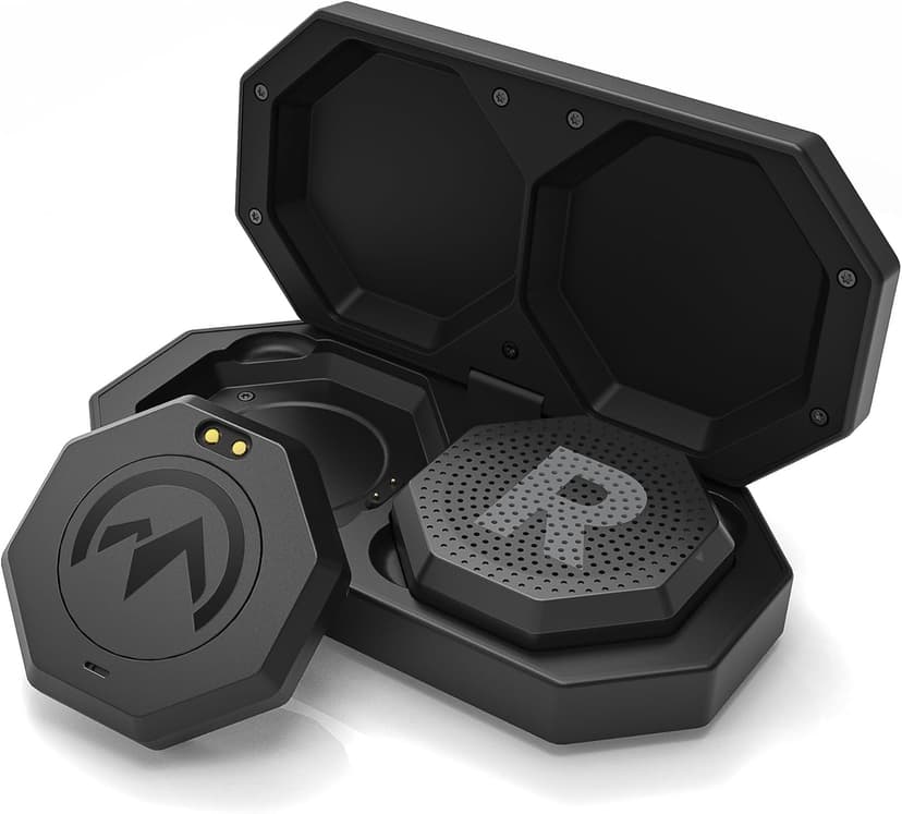 OutdoorMaster Update Ski Helmet Headphones, True Wireless Bluetooth with Charging Case, Drop-in Headphones HD Speaker Chip Compatible with Audio Ready Snowboard Helmets-Pure Black