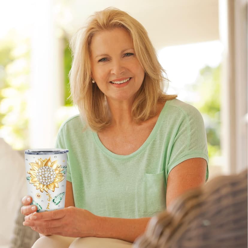 60th Birthday Gifts for Women Tumbler 20oz, Happy 60th Birthday Decorations, 60 Year Old Gifts for Women/Her/Mom/Grandma