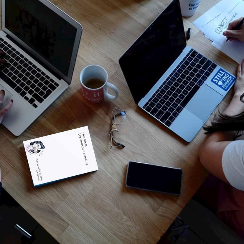 DUGUTUL 4 Funny Novelty Memo Pads,4 x 5.5 in(10x14cm),200 sheets,Coworker Gifts for Women,Funny Notepads for Office,Women Office Note Pad,Perfect Novelty gift for Boss,Coworker,Friend or Family(A)