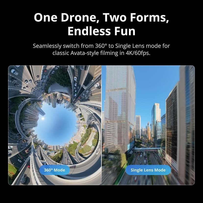 DJI Avata 360 Fly More Combo (RC 2), 360° Drone With 1-Inch 8K 360° Imaging for FPV & Aerial Filming, 360° Camera Drone With Propeller Guard. Includes RC 2 for Precise Control and Three Batteries, 1 year NYC Care Plan and more