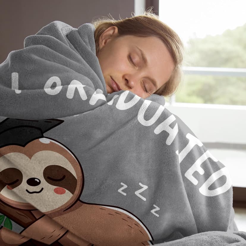 College Graduation Gifts, 2026 Grad Gifts for Master Degree, High School, PHD, Sloth Blanket,Graduation Decorations(50 * 60) Funny Graduation Gifts for Women, Her & Him, Practical Throw B0FQ5LJZVP