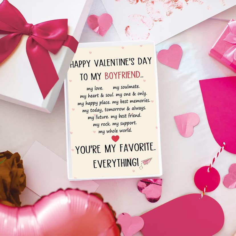 Valentines Day Gifts for Boyfriend, Mens Valentines Gifts, Valentines Day Card