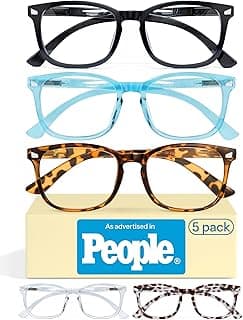 CCVOO 2.25 Reading Glasses for Women, Eye glasses, Blue Light Readers for Women, Cheaters