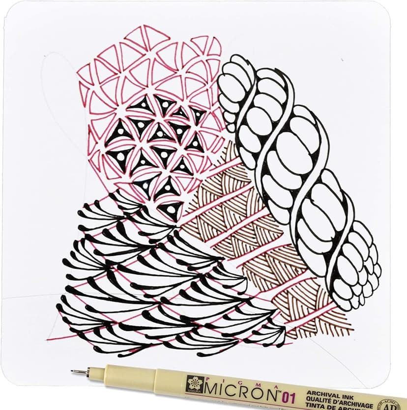 SAKURA Pigma Micron Fineliner Pens - Archival Black Ink Pens - Pens for Writing, Drawing, or Journaling - Assorted Point Sizes - 6 Pack