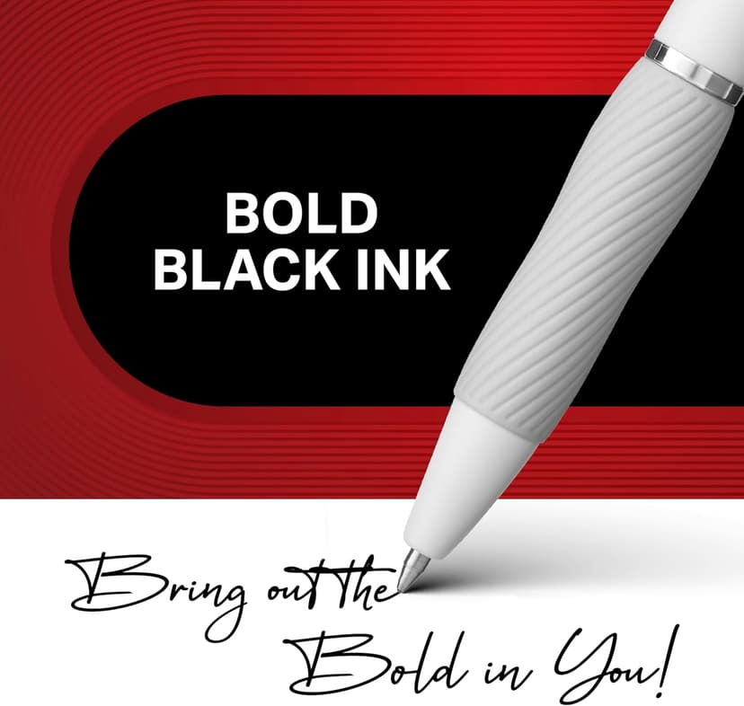 WEMATE Wood Rollerball Pen Set, Extra 2 Ink Refills(1 Black & 1 Blue), Fancy Writing Pen Nice Luxury Office Gift for Men, Professional, Executive, Cool Wooden Pen for Journaling - Blackwood