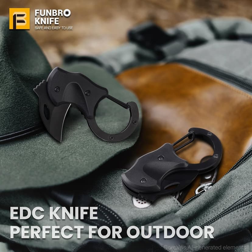 Small Pocket Knife Gift for Men, Keychain Box Cutter with 1.34inch Blade, Mini Folding Knives EDC Gadgets for Everyday Carry, Stocking Stuffers Gift for Adults Men Him
