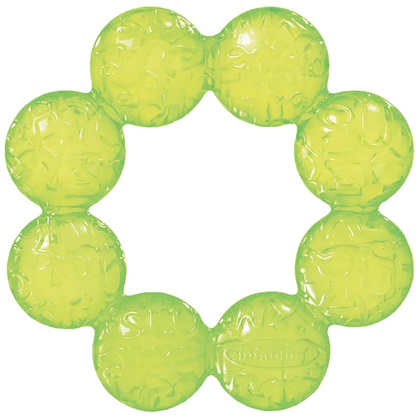 Infantino Water Teethers – Sensory Exploration, Teething, Cooling & Massaging Relief for Sore Gums, Lime & Blue, 3-Pack
