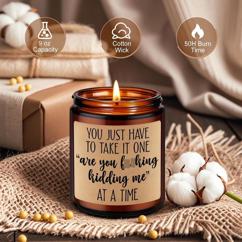 Christmas, Funny Birthday Gifts for Coworkers, Best Friend, Employee, Boss, Female, Male, Woman, Cool Sarcastic Work Ideas LEADO Candles, Boss Lady, Coworker Gifts for Women, Men - Bosses Day Gifts B08SPYC6RX