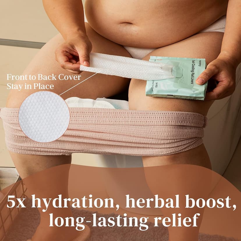 Includes peri bottle, cooling spray, disposable underwear, postpartum pads, hot & cold packs, soothing liners for postpartum Glamommy Postpartum Recovery Essentials Kit, Labor & Delivery Care for Mom B0DSCBNS7L