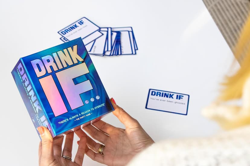 Drink IF… Adult Drinking Game for Parties | Funny Icebreaker & Conversation Starter Card Game for Friends and Groups | Great for Bachelor Party, Game Night and Pregames| Fun Gift for Adults