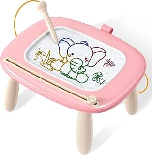Seimome Magnetic Drawing Board, Toddler Girl Toys for 1-3 Year Old, Doodle Board Learning and Educational Kids Toys- Pink B0BZ4H7T9N