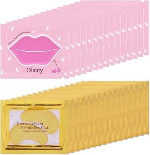 Bridesmaid Gifts, Lip Gloss Bulk, Eye Patches for Puffy Eyes and Dark Circles, Eye Masks for Dark Circles and Puffiness 30 Pairs Lip Mask & Eye Mask, Chapstick Bulk, Hangover Kit, Lip Balm Bulk B0D8QFPJQT