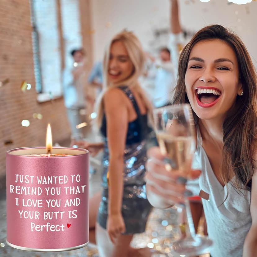 Valentines Galentines Day Gifts for Her Girlfriend Wife Women Friend Sisters Romantic Naughty Christmas Valentines Mothers Day Anniversary Friendship Birthday Funny ldeas Scented Candle