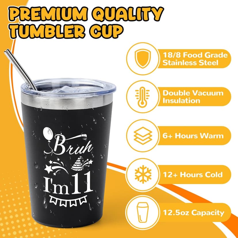 11 Year Old Boy Birthday Gift Ideas, Unique Funny Gift Set for 11th Teenage Boys, Eleven Year Old Gifts ideas for Boys Son Grandson Nephew Friend